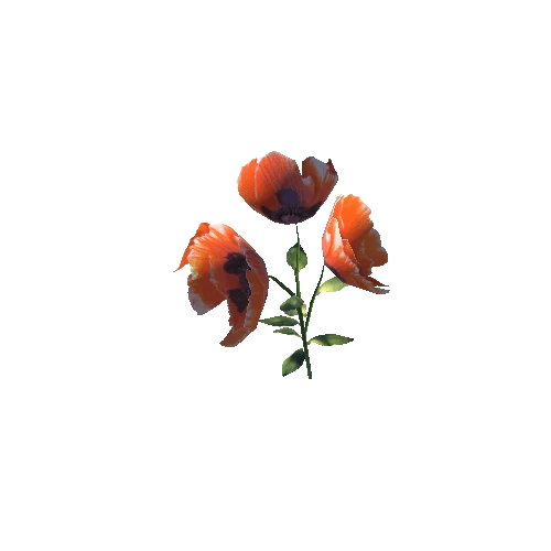 LowPoly Flower A04 (autorotate-scale)